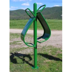 1138X Bauchmuskeltrainer, stehend - Outdoor Fitnessgerät