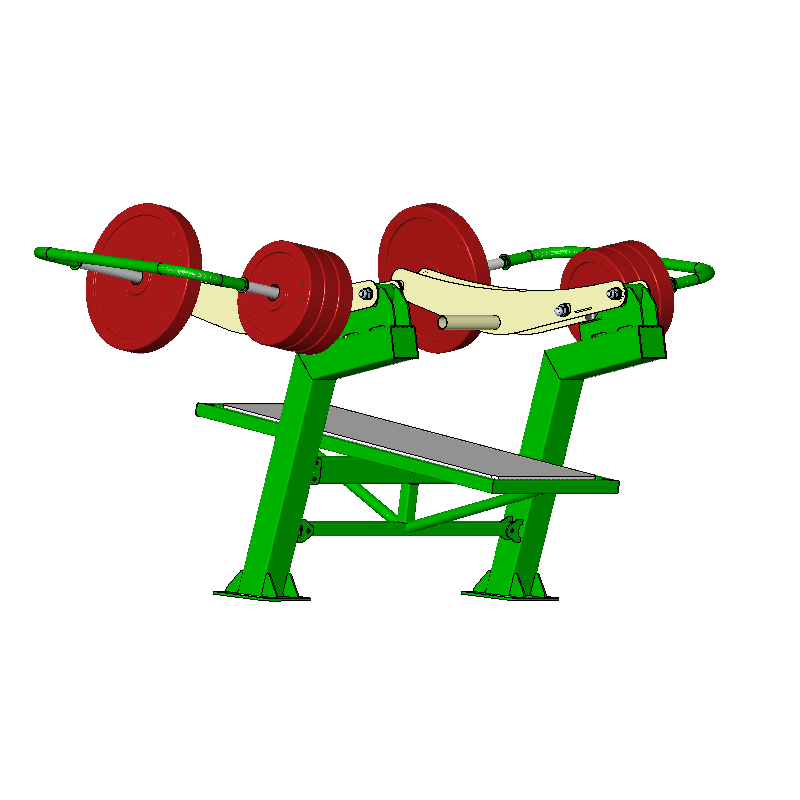 EE-04 Bankheben - Outdoor Fitnessgerät